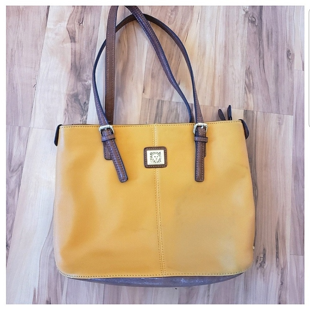 ✨3/$25✨ Anne Klein Mustard Shoulder Purse